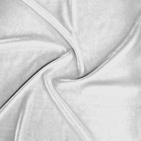 Micro Velvet Rod Pocket Curtains White 3