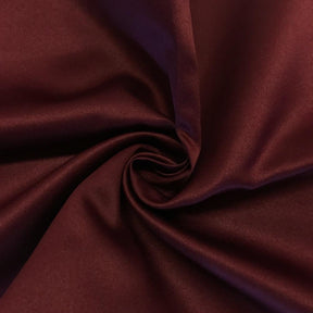 Matte Satin Peau De Soie Rod Pocket Curtains Wine 3