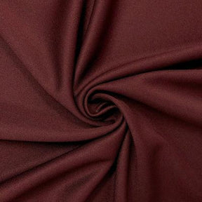 Scuba Double Knit Rod Pocket Curtains Wine 3
