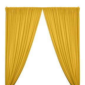 Dty Double Sided Brushed Rod Pocket Curtains Yellow 1