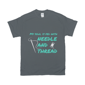 My Soul Is Fed With Needle And Thread Tee Apparel Dtg Tshirt Gildan 2000 S Charcoal Mens Cf 20220129032615229 Charcoal 1