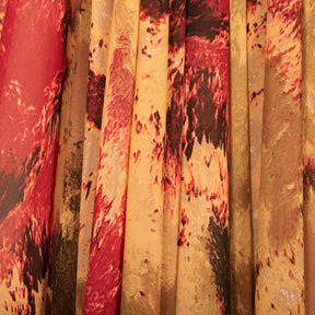 Chiffon Tie Dye Printed Fabric SV577572 Brown 2