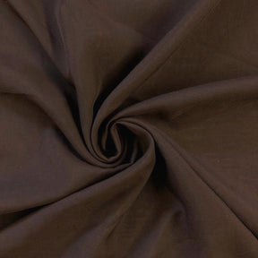 Polyester Chiffon Rod Pocket Curtains Brown 4