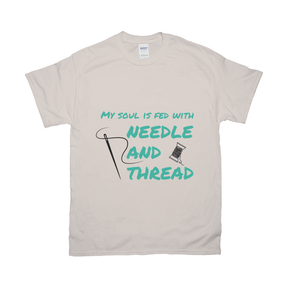 My Soul Is Fed With Needle And Thread Tee Apparel Dtg Tshirt Gildan 2000 S Natural Mens Cf 20220129032615230 Natural 1