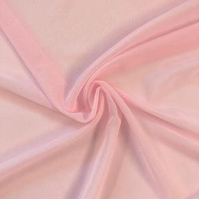 Polyester Chiffon Rod Pocket Curtains Pink 4