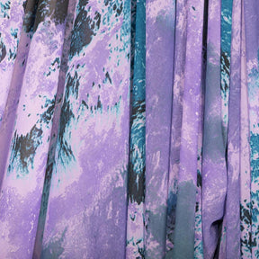 Chiffon Tie Dye Printed Fabric SV577573 Purple 2