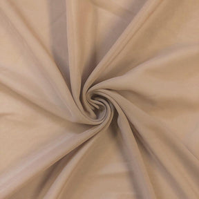 Polyester Chiffon Rod Pocket Curtains Sand 4