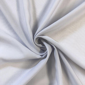 Polyester Chiffon Rod Pocket Curtains Silver 4