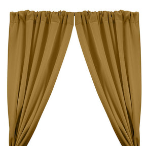 Neoprene Scuba Rod Pocket Curtains Tan 1